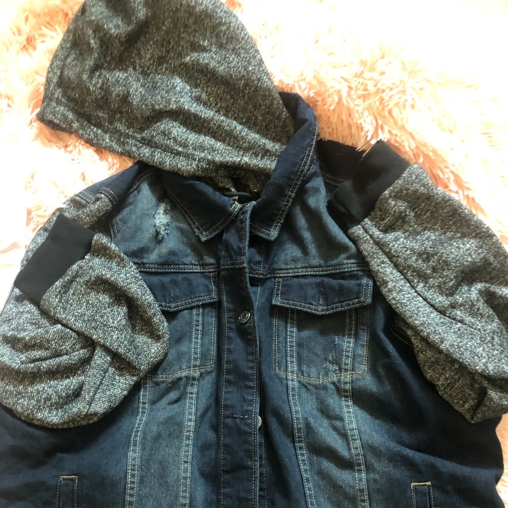 Jean Jacket with Hood